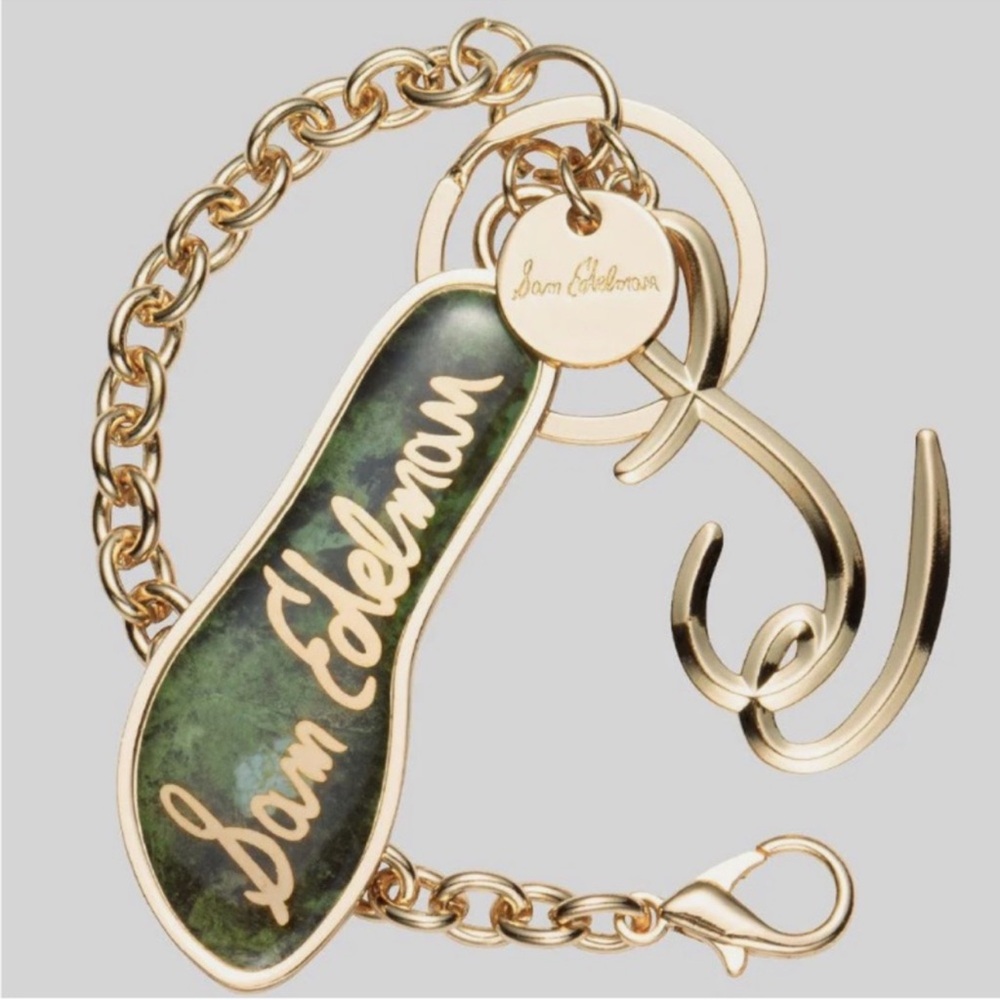 Sam Edelman | Signature Keychain or bag charm Gold New